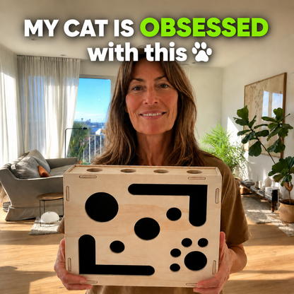 Whiskaro™ cat scratch box